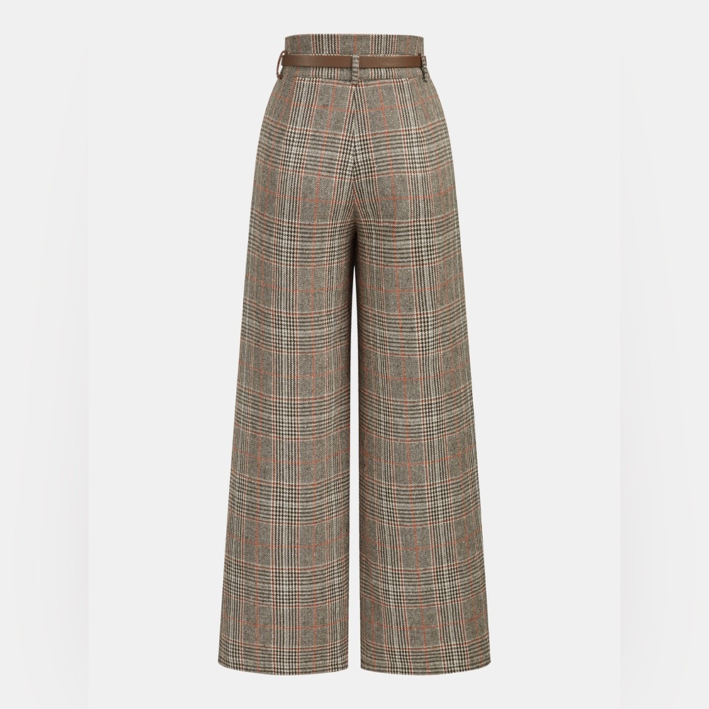 CoMMENSE Plaid High-Waisted Pants
COLOR Brown Size Small No Belt included NWOT - Picture 2 of 12